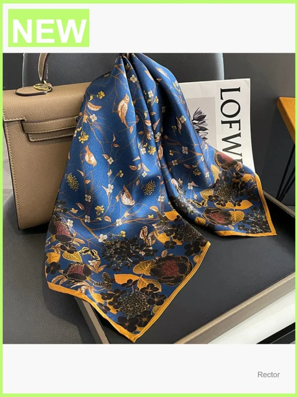 Luxury Mulberry Silk Square Scarf Lightweight Neck Scarf Hair Scarf for Women